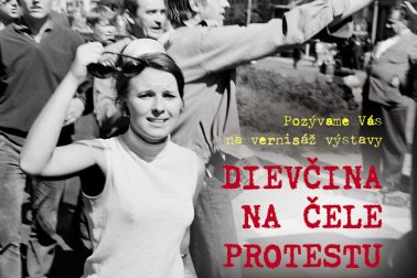 plagat dievcina na cele protestu