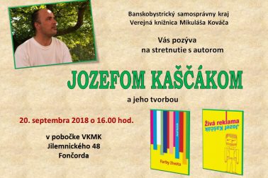 Jozef Kaščák pozvánka