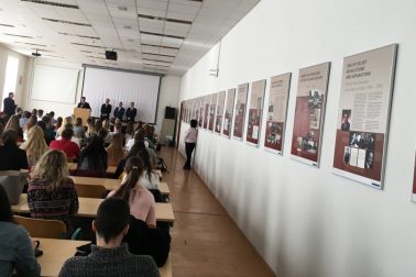 Výstava 100 ROKOV SLOVENSKEJ DIPLOMACIE na FPVaMV UMB