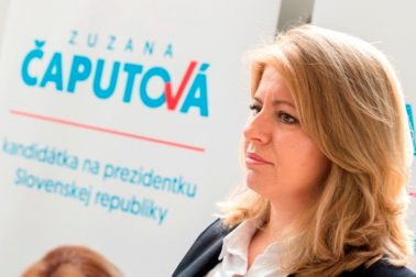 SR Čaputová kandidátka prezident BAX