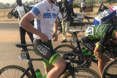 Lukáš Kubiš v bielom drese