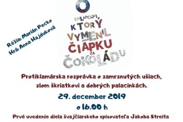 Pozvánka O chlapcovi 29.12.