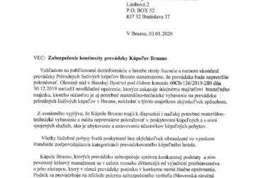 kupele brusno dokument