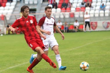 SR Futbal 2.liga nadstavba 1.kolo reštart Dukla Podbrezová BBX