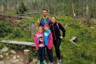 Michal Francisty s rodinou