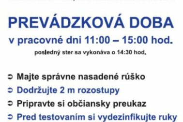 detska nemocnica testovanie