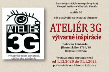 Ateliér 3G pozvánka
