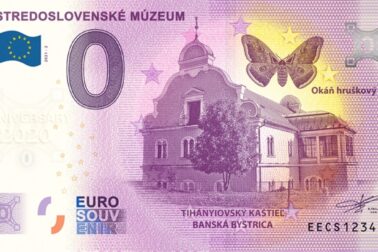 0-euro-souvenir bankovka tihayiovsky kastiel