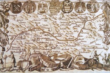 Mapa-siedmych-banských-miest-z-roku-1760