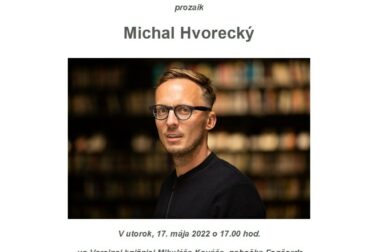 pozvanka Michal Hvorecky