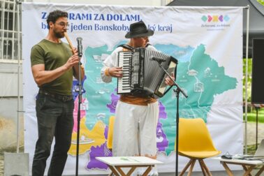 Jerguš Tesák a Matúš Fiľo počas podujatia Dobrý trh v Bratislave_zdroj BBKT