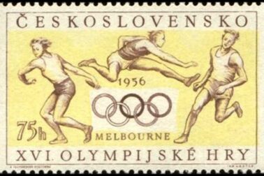 prva olympijska znamka v ceskoslovensku