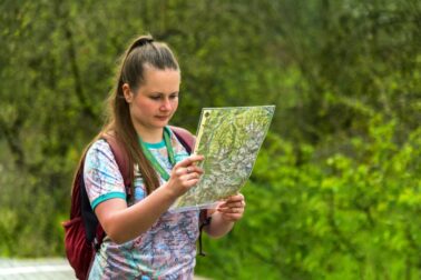 mapový list z turistického atlasu