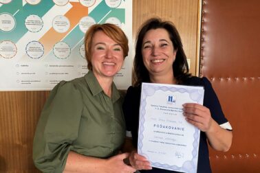 MUDr. Diana Vološinová, PhD. s riaditeľkou Rooseveltky