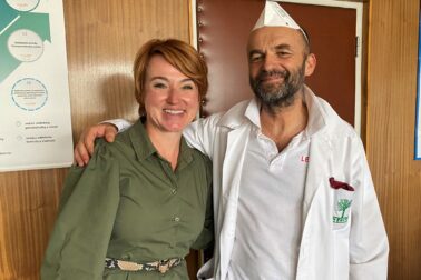 MUDr. Ľubomír Skladaný, PhD. s riaditeľkou nemocnice Miriam Lapuníkovou