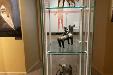 2. Aquamanile na výstave v Maďarsku, zdroj Szent István Király Múzeum, Székesfehérvár