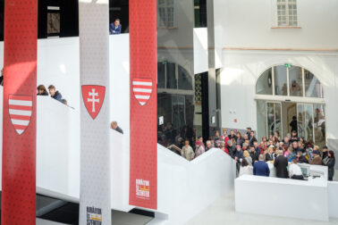 4. Zábery z otvorenia medzinárodnej výstavy, zdroj Szent István Király Múzeum, Székesfehérvár
