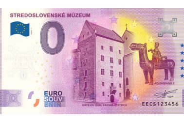 5. Aquamanile na nula eurovej bankovke