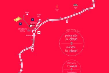 Banskobystrický maratón_mapa trate