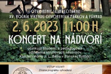 Koncert na nádvorí plagát