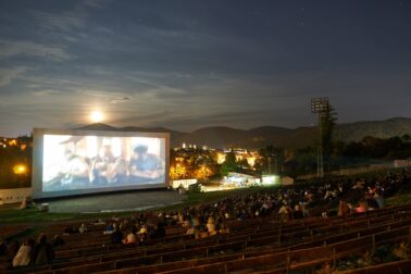 Letné kino na amfiteatri 2022_foto Ivan Golembiovský