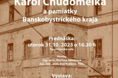 plagat architekt Karol Chudomelka