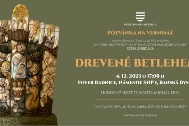 Vernisáž výstavy Drevený betlehem