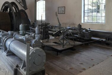 banske muzeum Kachelmanov vodostĺpcový ťazny stroj - Foto©Lužina