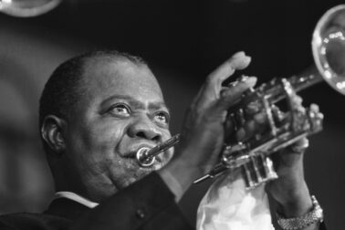 Louis Armstrong in Paris, June 5, 1965. 