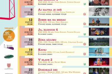 program letneho kina jul 2024
