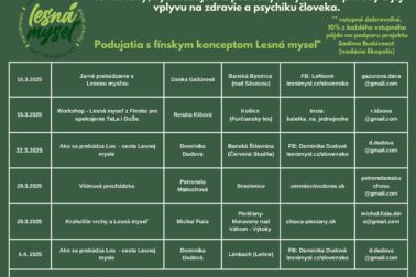 Medzinárodný deň lesa - program