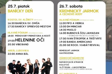 kremnica dni mesta program