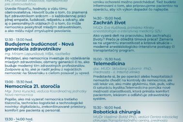 program dni zdravia 3.septembra