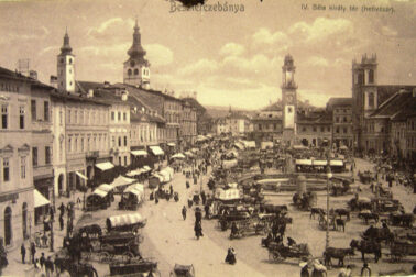 trh na Námestí Belu IV. 1905
