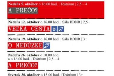 divadlo na razcesti program