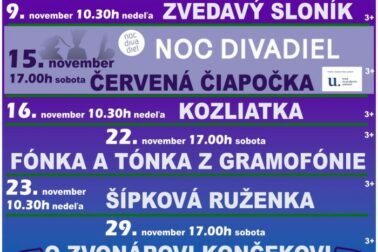 divadlo pod balkonom program