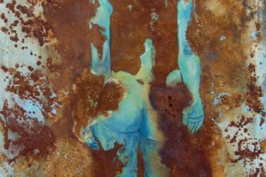 natalia šimonová VITILIGOI -hrdza a olej na platne