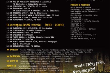 plagát Štiavnický vianočný jarmok 2025