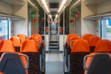 Interiér elektrickej jednotky Panter