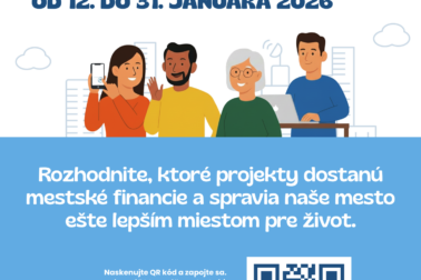 participatívny rozpočet BB hlasovanie plagát