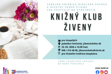 KNIŽNÝ KLUB ŽIVENA_FO _23.3.