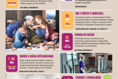 Plagát SBM májový program