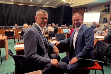 Zľava Igor Kašper a Jakub Gajdošík