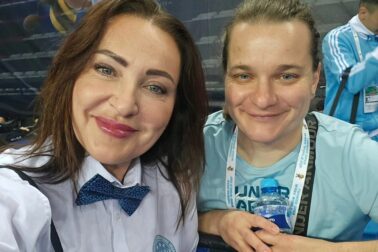 M SR v Kickboxe 2 naše špičkove rozhodkyne - Sasa a Miša