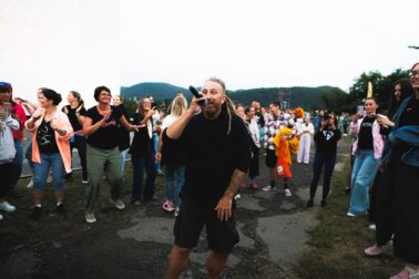 Vystúpenie kapely Heľenine oči patrilo k vrcholom večera