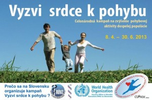 VYZVI SRDCE K POHYBU plagat