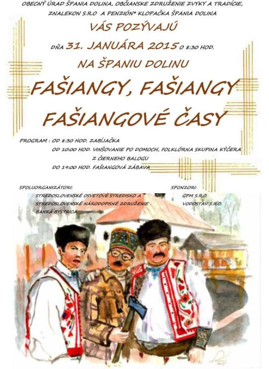 fasiangy v spanej doline