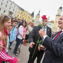 FOTO: S prezidentom Kiskom sme absolvovali jeho celú návštevu Banskej Bystrice