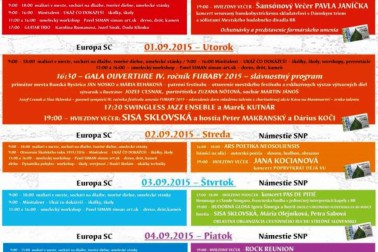 FUBABY 2015 program