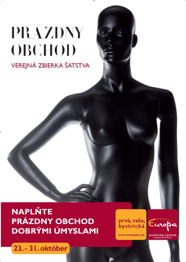 plagat prazdny obchod v esc
